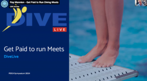 Ray Mannion - Get Paid to Run Meets with DiveLive